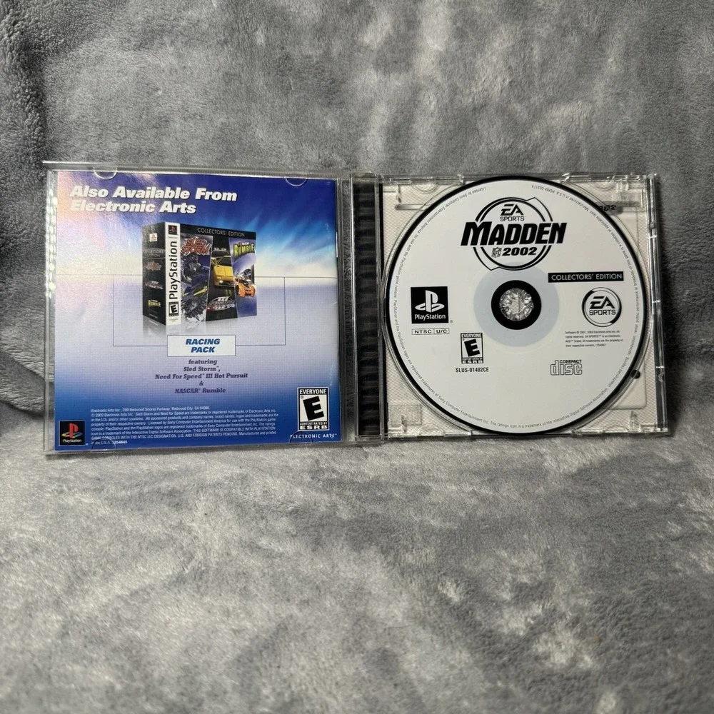 Madden NFL 2002 (2001) – Sony PlayStation 1 (PS1) | Complete | Tested |